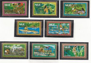 NIUE Sc C1-10 NH issue of 1979 - LOCAL LIFE 