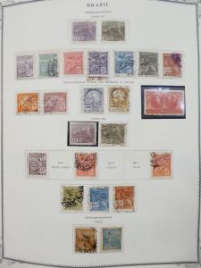 EDW1949SELL : BRAZIL Extensive Mint & Used collection on pages with many Better.