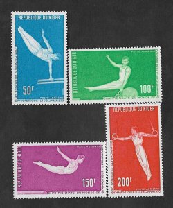 SE)1970 NIGER COMPLETE SPORTS SERIES, WORLD GYMNASTICS CHAMPIONSHIPS LJUBLIJAN