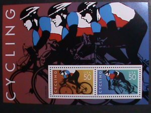 ​UNITED STATES 1996 SC#3119 CYCLING RACE MNH S/S SHEET VF WE SHIP TO WORLDWIDE