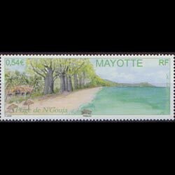 MAYOTTE 2007 - Scott# 240 Ngouja Beach Set of 1 NH