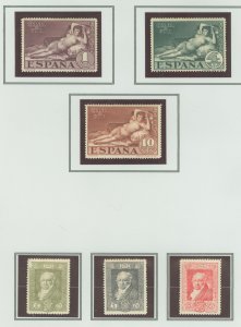 Spain #426-432 Unused Single