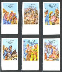 Ghana Sc# 951-956 MNH IMPERF 1984 Christmas