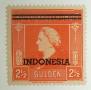 1949 Netherlands Indies Scott #304 w/ Indonesia Overprint