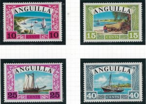 Anguilla 32-35 MNH 1968 Salboats (fe8846)