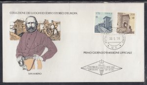 San Marino Scott 922-3 FDC - 1978 Europa Issue