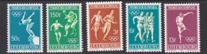 Luxembourg #  460-465, Mexico City Summer Olympics, Mint NH, 1/2 Cat.