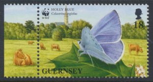 Guernsey  SG 730  SC# 586  Butterflies   Mint Never Hinged see scan 