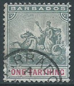 Barbados, Sc #70, 1f Used