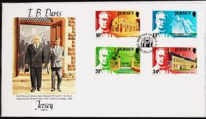 Jersey. 1985 FDC. Thomas Benjamin Davis. Fine Used