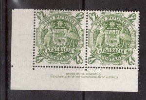 Australia #221 VF/NH Imprint Pair