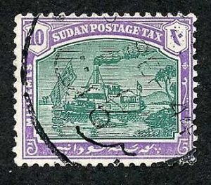 Sudan SGD14 10m on SG wmk Fine used Cat 21 pounds