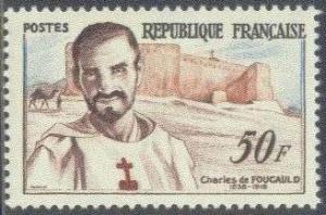 FRANCE  906 MNH 1959 FATHER CHARLES de FOUCAULD. MISSONARY
