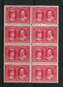 Canada #98 Mint Fine - Very Fine Never Hinged Block Of Eight