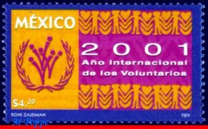 2231 MEXICO 2001 INTL. VOLUNTEERS DAY, HEALTH, MI# 2926, MNH