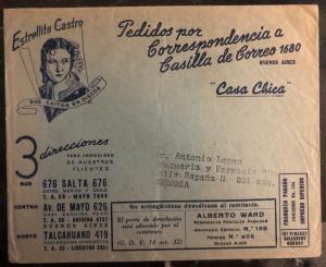 1930s Buenos Aires Argentina Advertising cover Estrellita Castro Discs