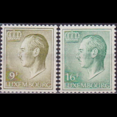 LUXEMBOURG 1975 - Scott# 571/74 Grand Duke Phos. 9-16f NH