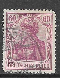 Germany 89a: 60pf Germania, used, F-VF