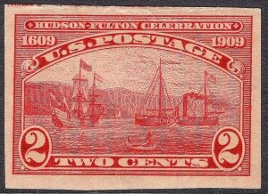 #373 VF-XF MNH OG-Hudson-Fulton Steamship issue-Imperforated (REM #373-4)