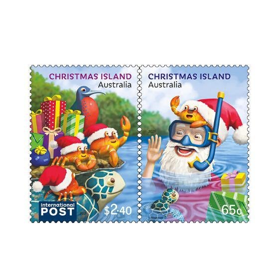 2021 Christmas Island Christmas (2)  (Scott NA) MNH