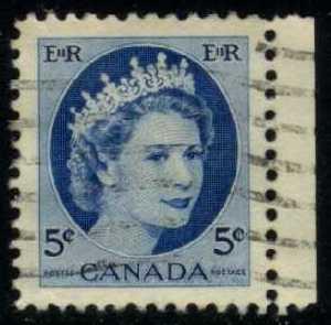 Canada #341 Queen Elizabeth II; Used