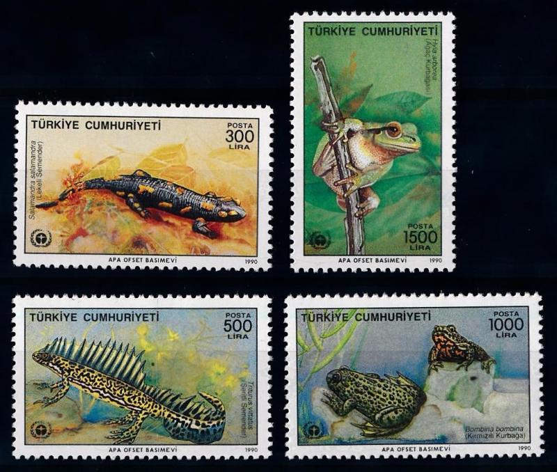 [65721] Turkey 1990 Amphibians Frogs  MLH