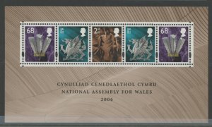 Wales & Monmouthshire #W143 Mint (NH) Souvenir Sheet