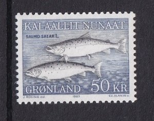 Greenland   #141  MNH  1983 marine life   50k