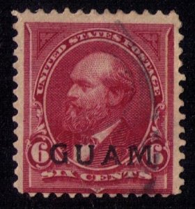 US Guam Sc #6 Used Fine Cat. $200.00