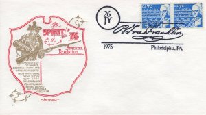 AMERICAN REVOLUTION BICENTENNIAL,  PHILADELPHIA, PA 1975  FDC9438