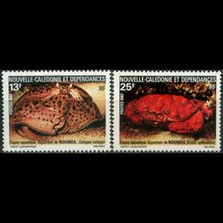 NEW CALEDONIA 1982 - Scott# 470-1 Marine Life Set of 2 NH