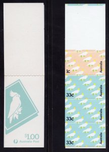 Australia 948a MNH, Australian Cockatoo Booklet from 1985.