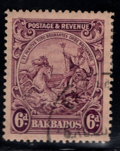 Barbados Scott 174 Used seal of colony stamp