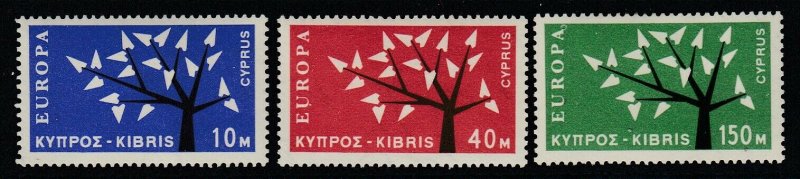 Cyprus, Sc 219-221 (SG 224-226), MLH