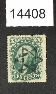 MOMEN: US STAMPS # 35 FANCY STAR CANCEL USED LOT #14408