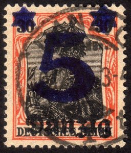 1920, Danzig, 5pfg, Used, Sc 19