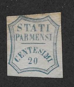 ITALIAN STATE - PARMA SC# 14 SOME TONING  AVF/MNG 1859