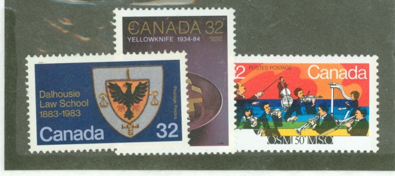 Canada #1003/1010  Single (Complete Set)