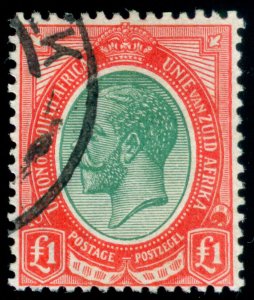 MOMEN: SOUTH AFRICA SG #17 1916 USED LOT #60031