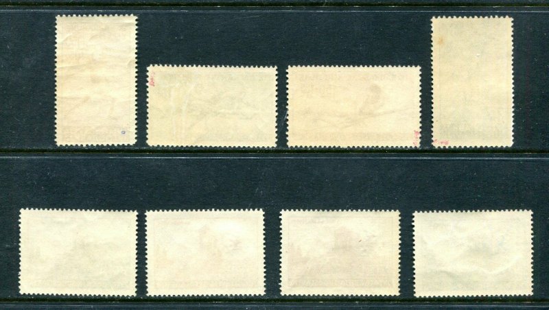 x419 - YUGOSLAVIA 1938-39 Lot of (2) Semi Postal Sets B70-B73 & B98-B101. MNH