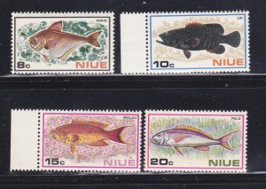 Niue 156-159 Set MNH Fish