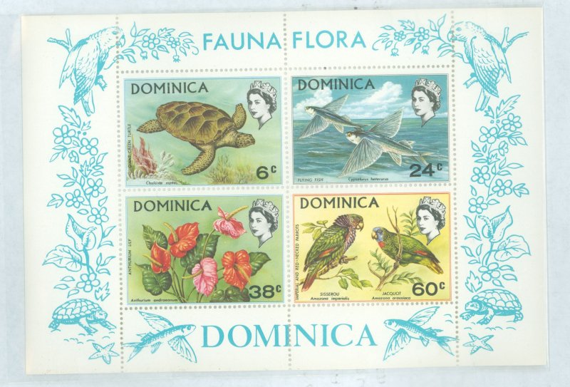 Dominica 1970 Scott # 297-300a Protected Species MNH