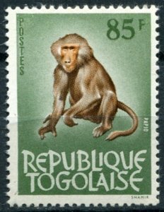 TOGO Sc#472 MNH, 85fr lt grn, brn & org, Flora and Fauna (1964)