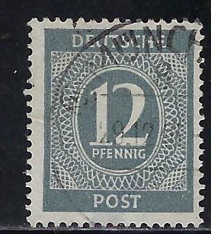 Germany AM Post Scott # 539, used