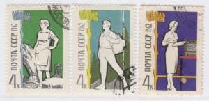 1962 RUSSIA The Russian People 3 Val. Used A28P37F29443-