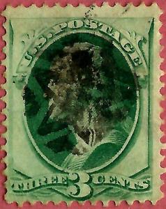 Skinner Estate: 1800s US Fancy Cancel =  Boldly-SON Elabo...