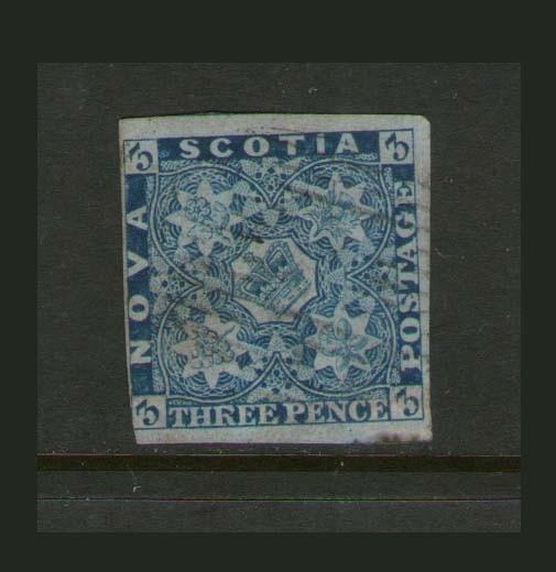 Canada Nova Scotia 1851 Sc 3 FU