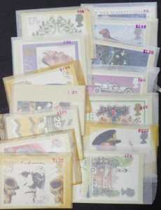 EDW1949SELL : GREAT BRITAIN Beautiful collection of ALL DIFF. Official Unused PC