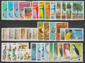 ZIMBABWE 1980/4 Commemorative Sets MNH