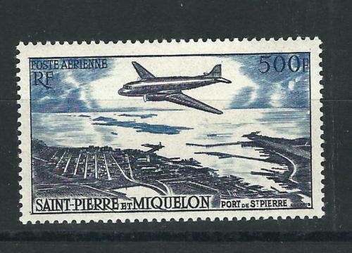 St. Pierre and Miquelon #C20 MNH CV$55.00 St Pierre Harbor